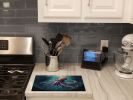 Giant Squid Glass Cutting Board Decorative Tempered Glass Kitchen Cutting and Serving Board Large Size Chopping Board